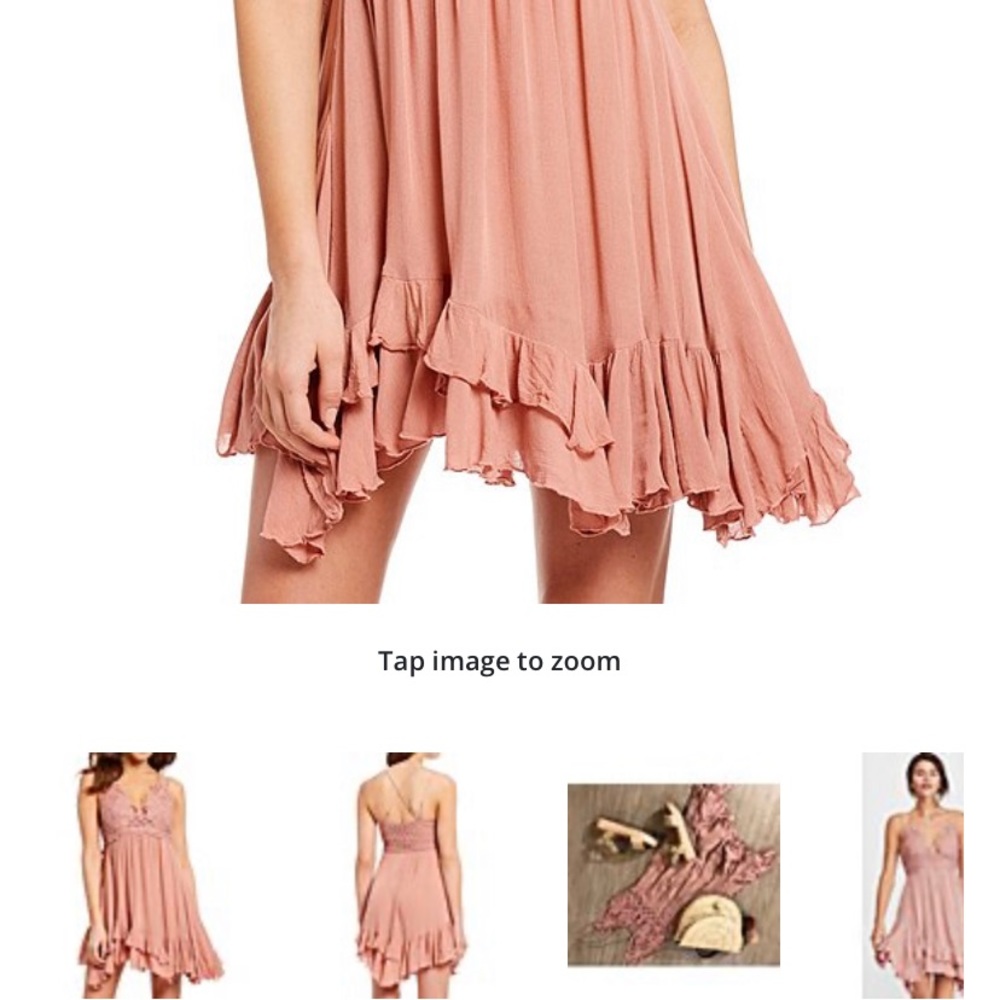 SOLD Free People Rose Lace Mini - Picture 3 of 6